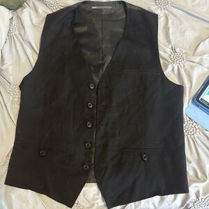 Mexx Elegant Black Satin Vest